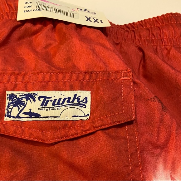 Trunks Surf and Swim CO. TIE DYE AMERICANA SHORTS B2-13 - Picture 5 of 5